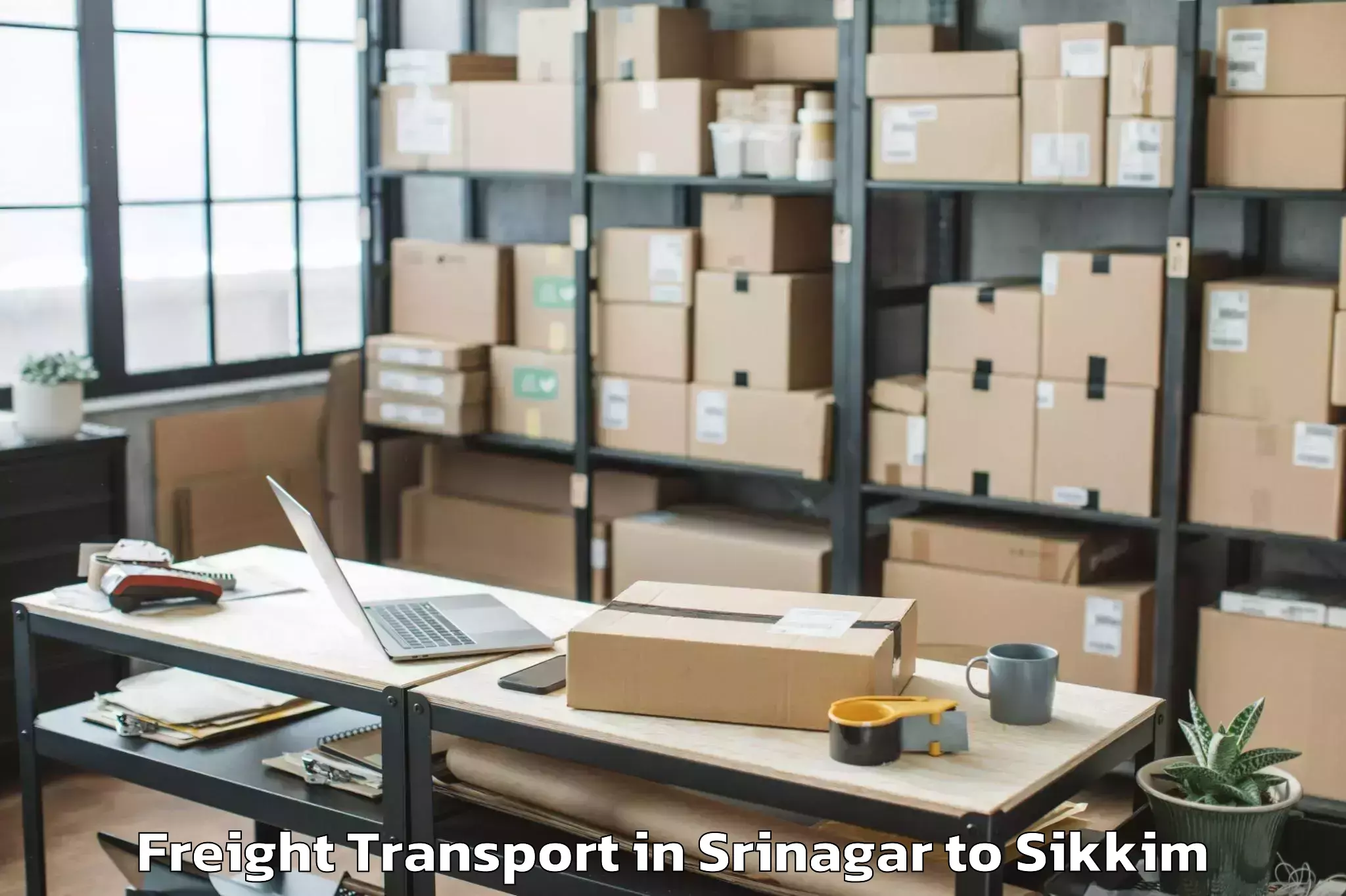 Book Srinagar to Gangtok Freight Transport Online